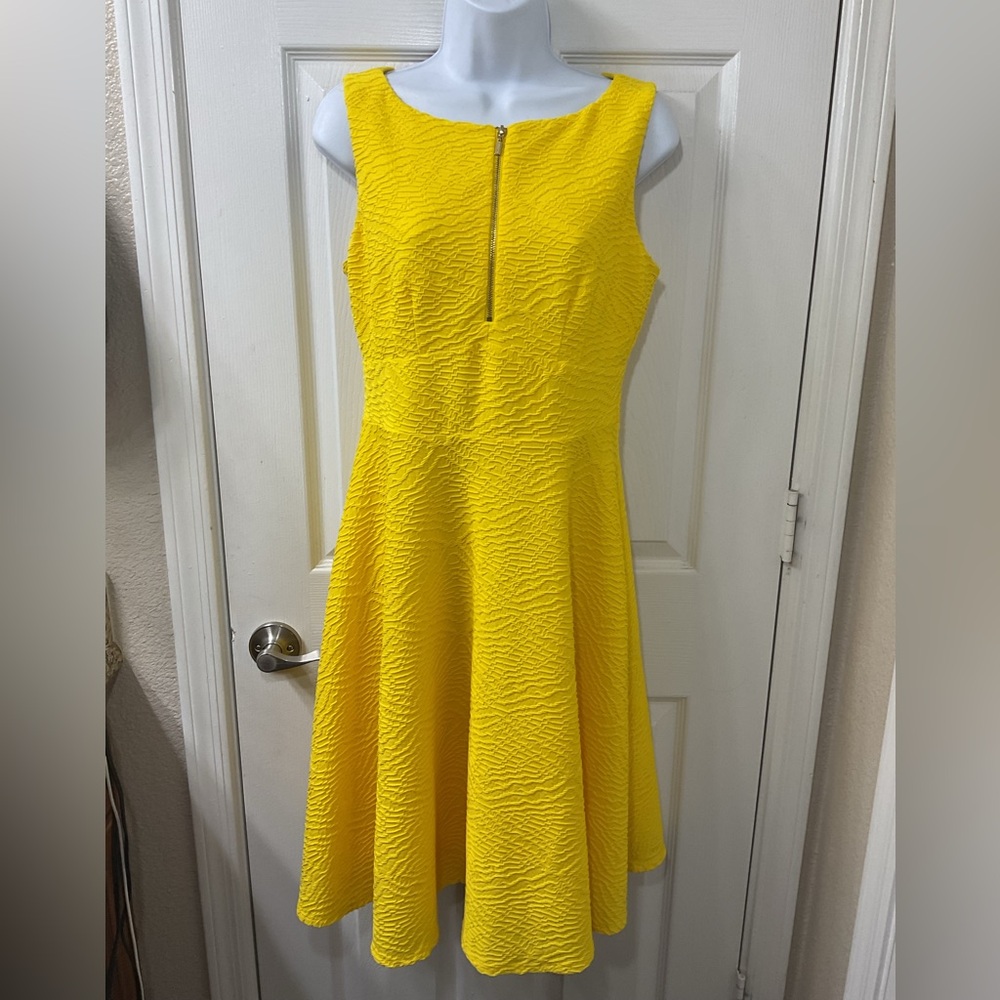 Calvin Klein Vibrant Yellow Mini Dress